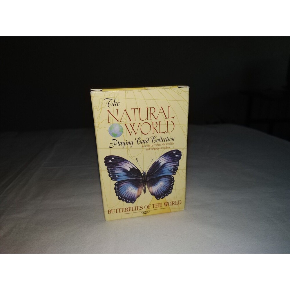 Sealed Butterflies of the Natural World Playing Cards Tomas Markevicius Belgium